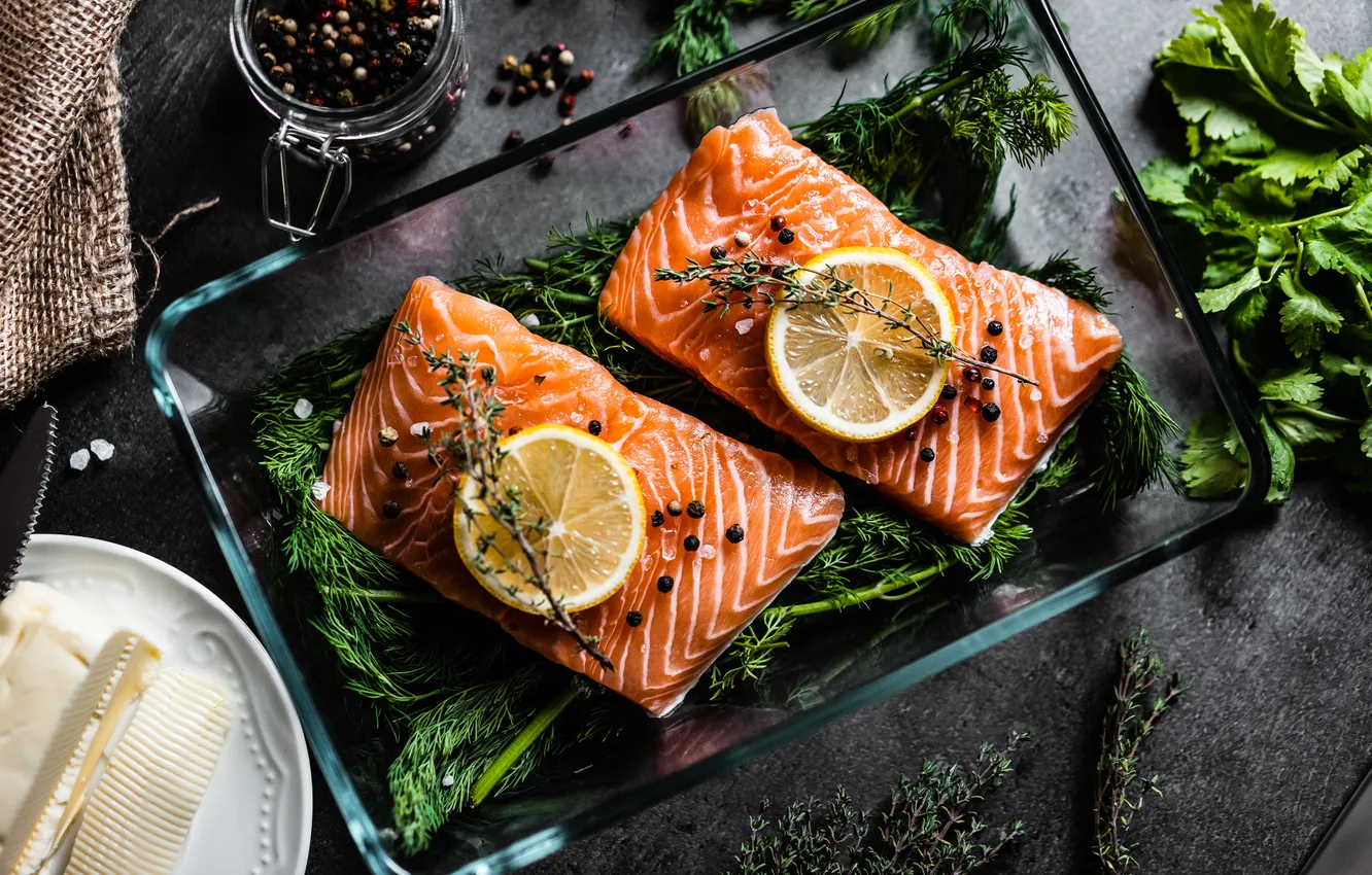 Photo wallpaper lemon, fish, Species