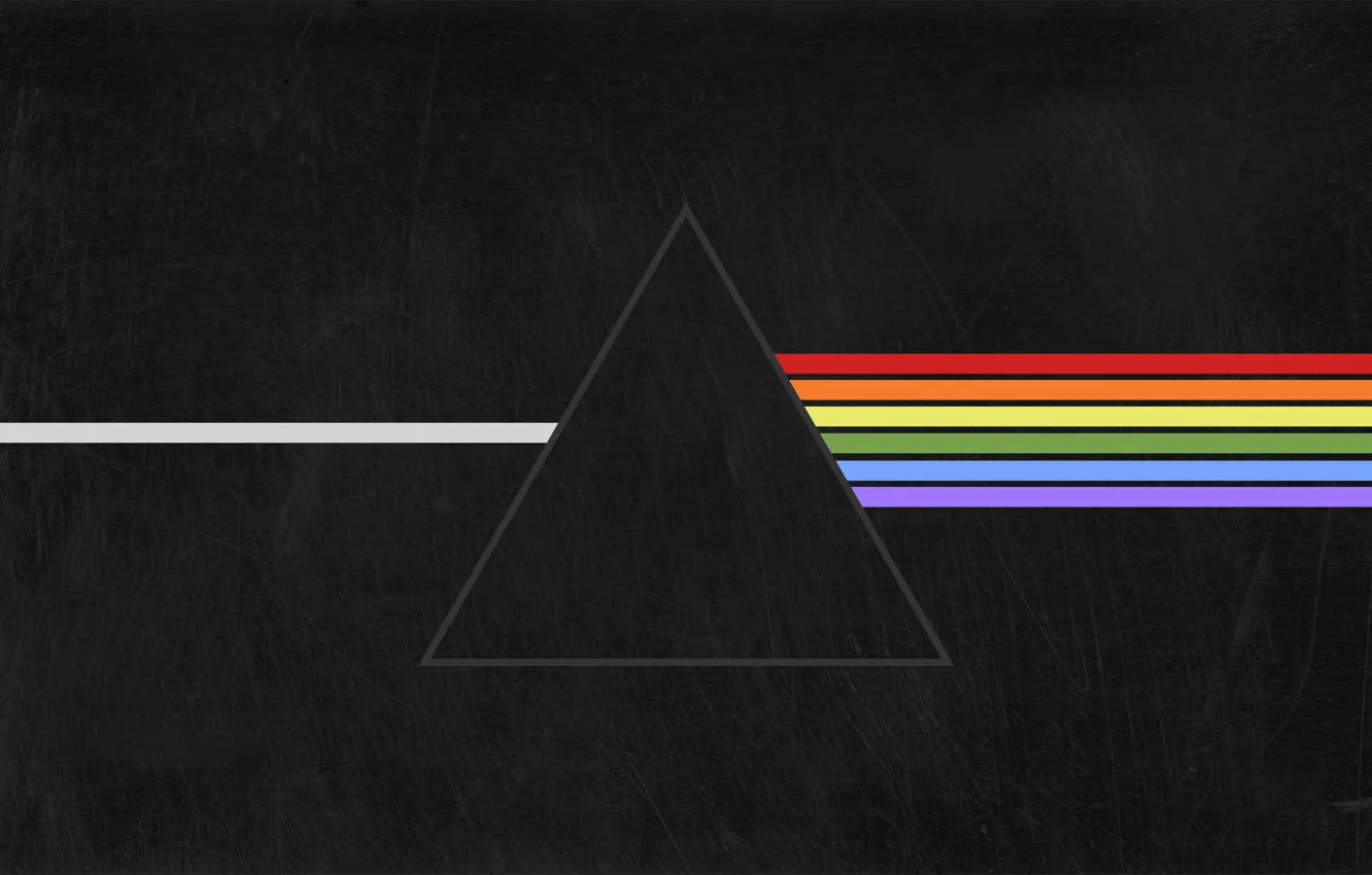 Photo wallpaper Music, Triangle, Pink Floyd, Rock, Dark side of the moon, The Dark Side of the …