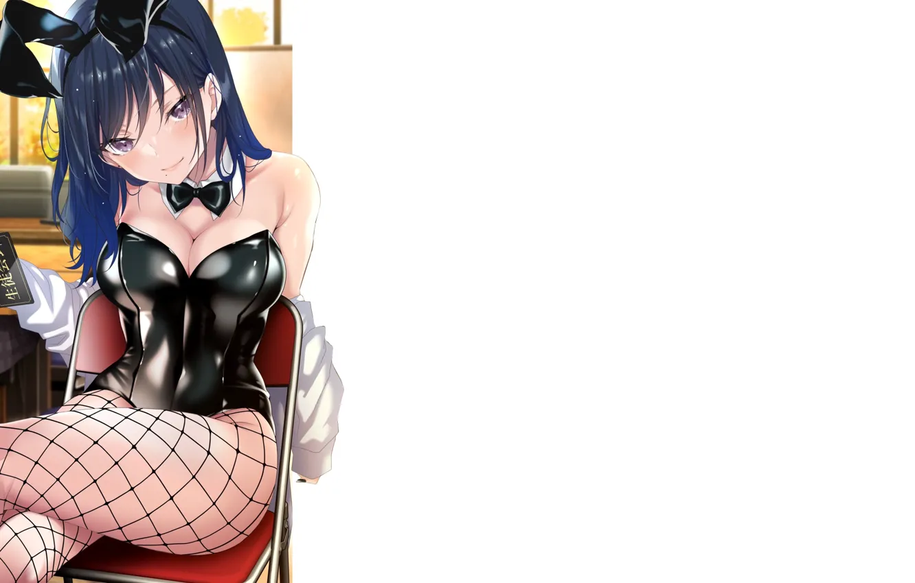 Photo wallpaper kawaii, girl, hot, sexy, boobs, rabbit, anime, stockings