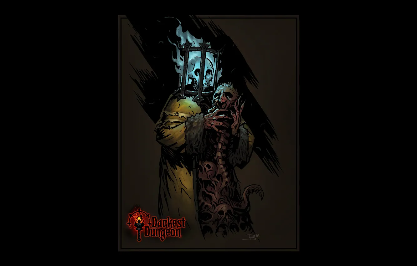 Photo wallpaper Darkest Dungeon, collector, Backer
