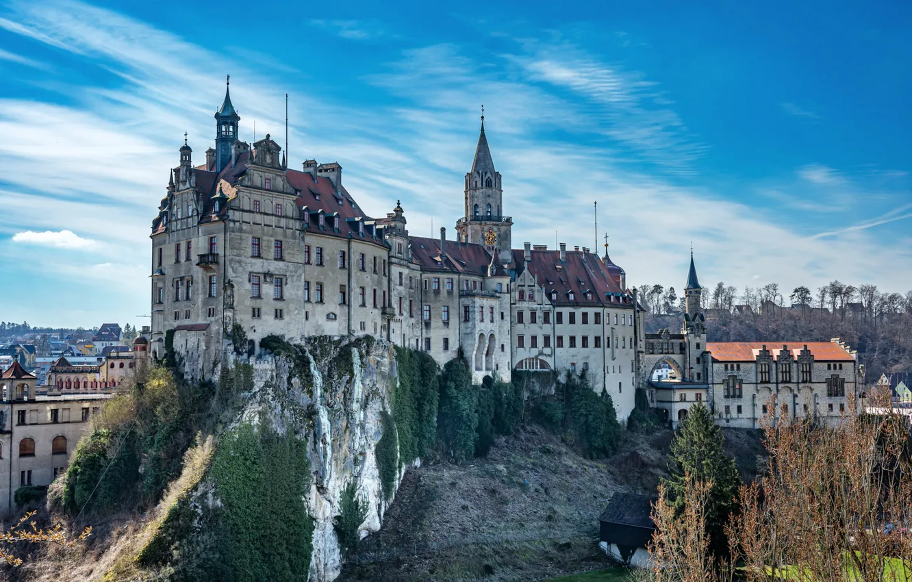 Photo wallpaper landscape, castle, Germany, Hohenzollern Castle
