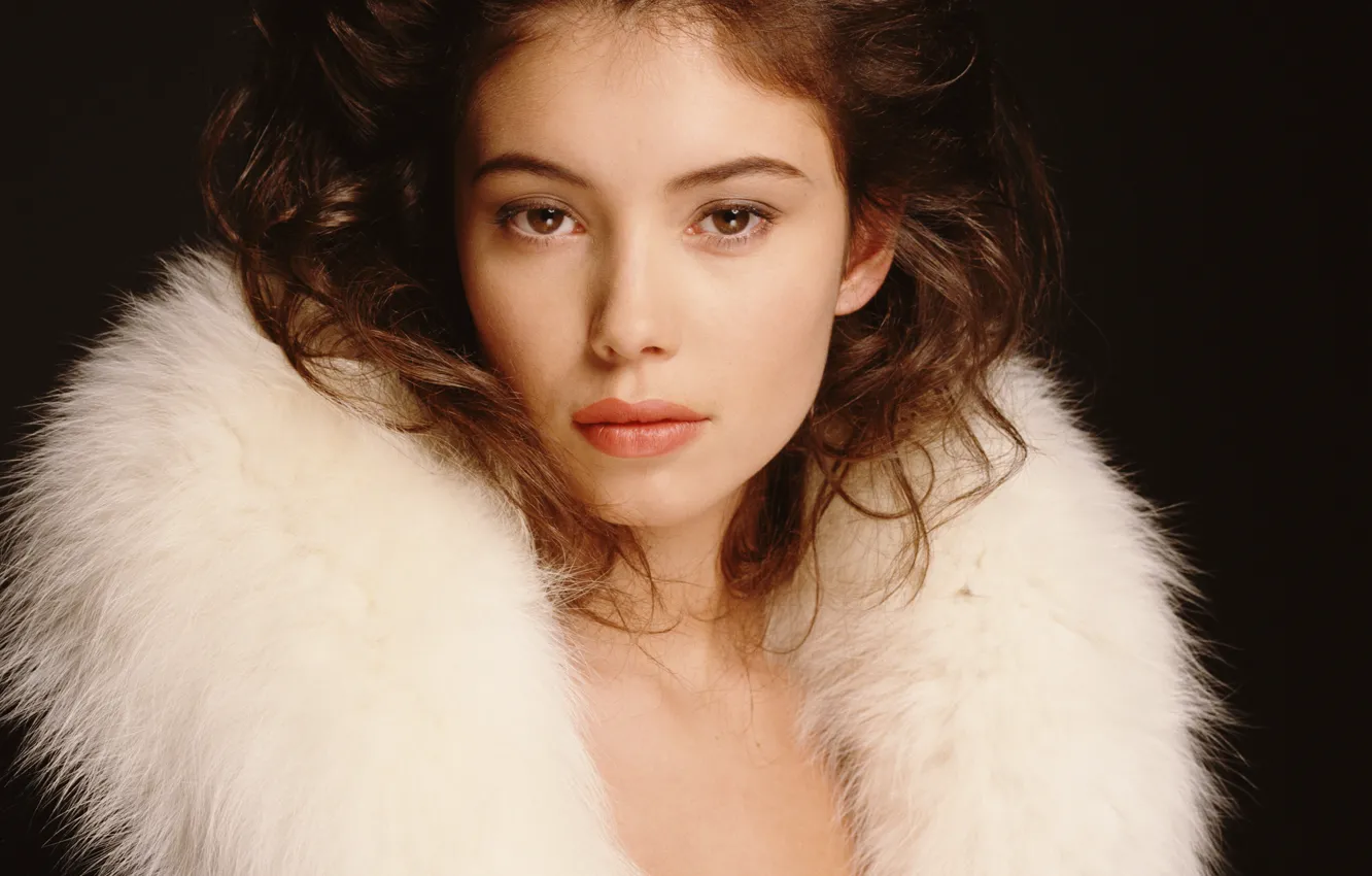 Photo wallpaper look, girl, hair, actress, Jane March