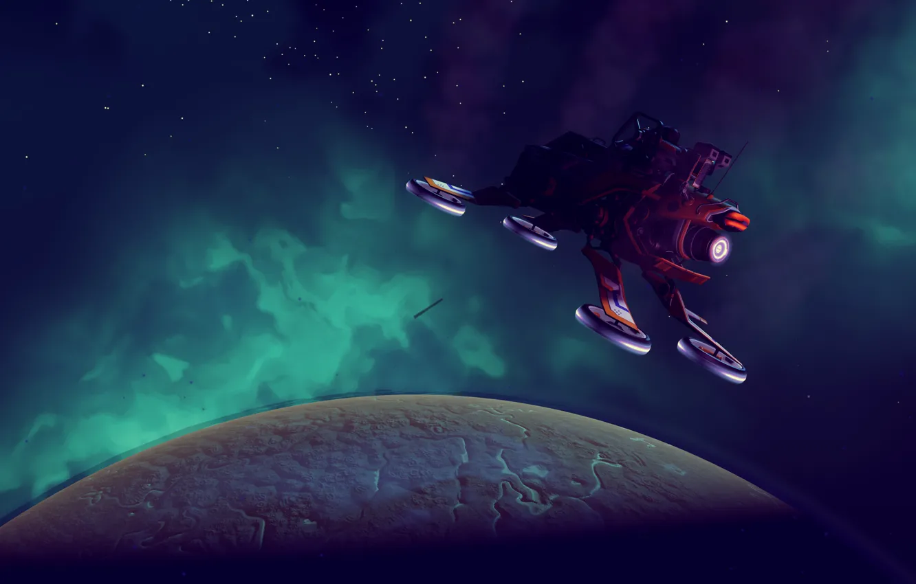 Photo wallpaper space, fiction, planet, No Man's Sky