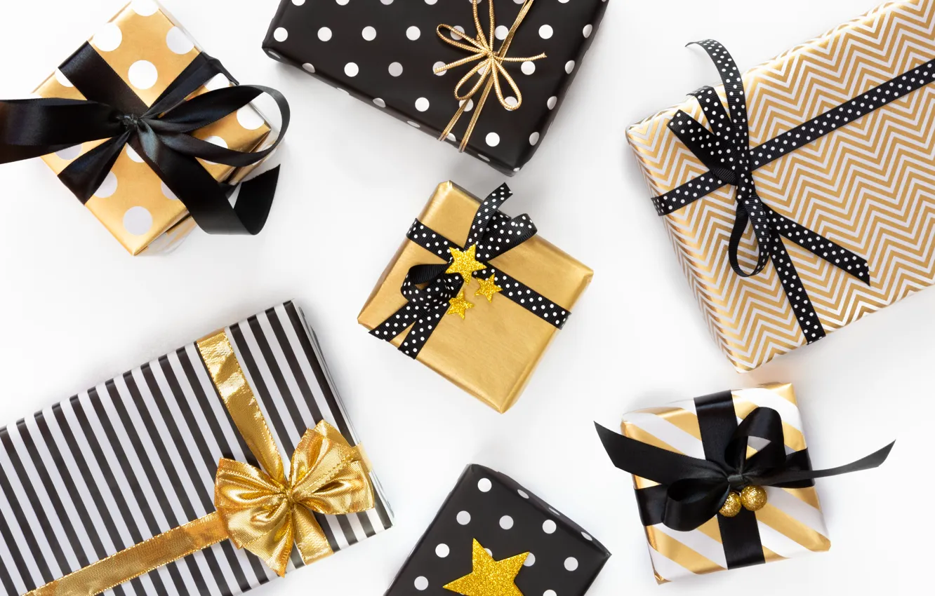 Photo wallpaper holiday, gift, tape, packaging, Diliana Nikolova