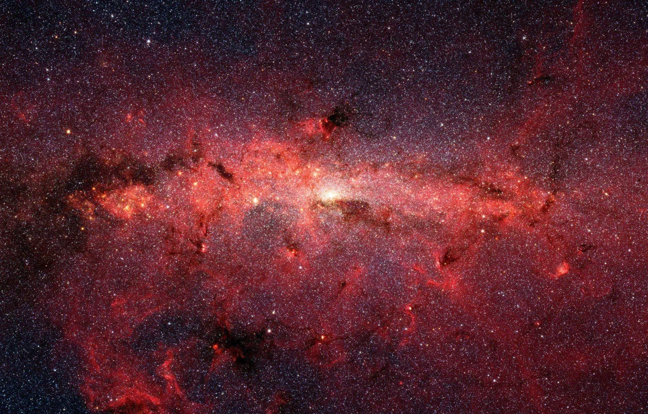 Photo wallpaper stars, red, accumulation, a lot