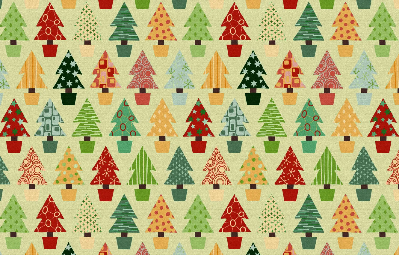 Photo wallpaper holiday, toys, new year, Santa Claus, tree