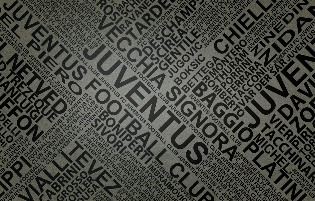 Photo wallpaper letters, newspaper, footbal, name, juventus by fernan