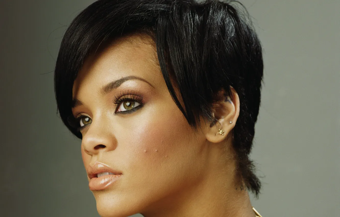 Photo wallpaper haircut, singer, Rihanna, celebrity, Rihanna