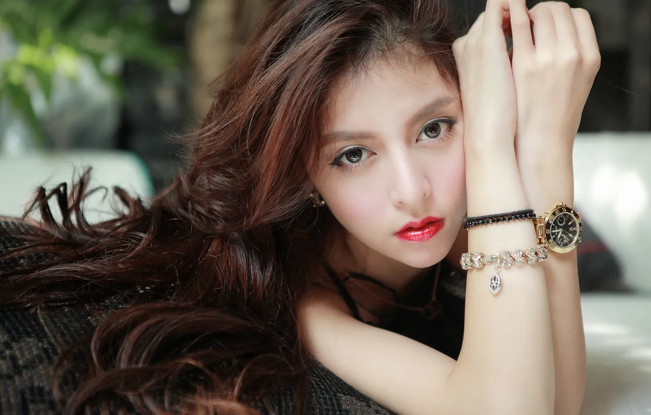 Photo wallpaper look, girl, style