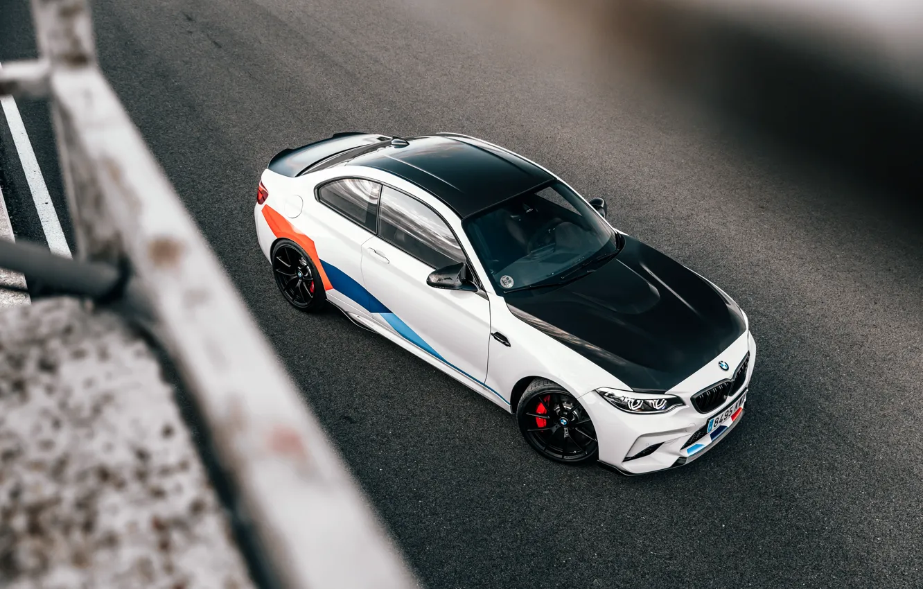 Photo wallpaper BMW, the view from the top, 2018, Competition, F87, BMW M2, M Performance Accessories