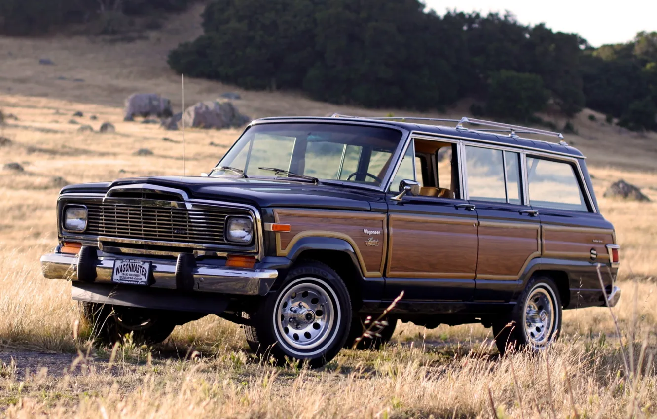 Photo wallpaper background, SUV, Jeep, the front, Jeep, Limited, 1982, Wagoner