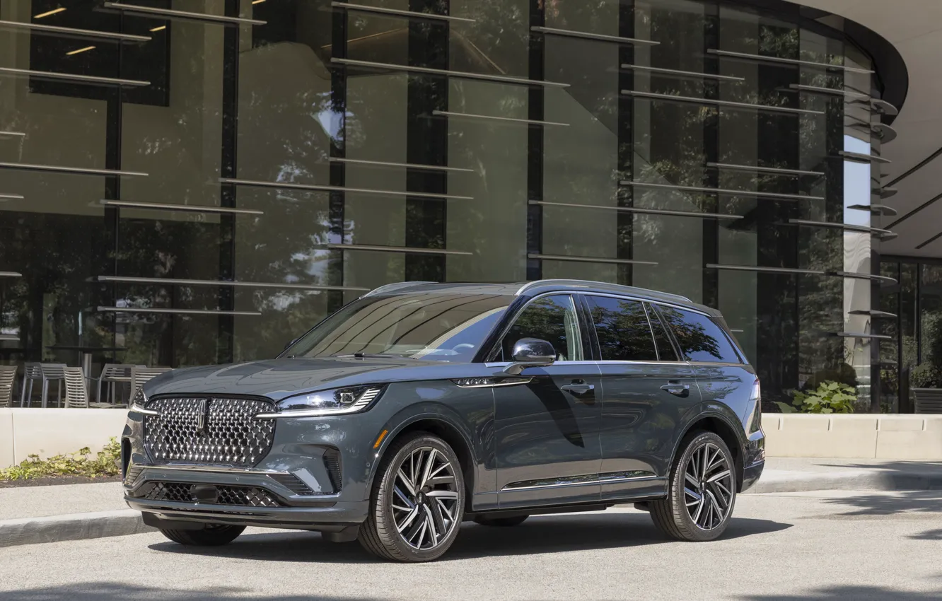 Photo wallpaper Lincoln, Aviator, Lincoln Aviator Black Label