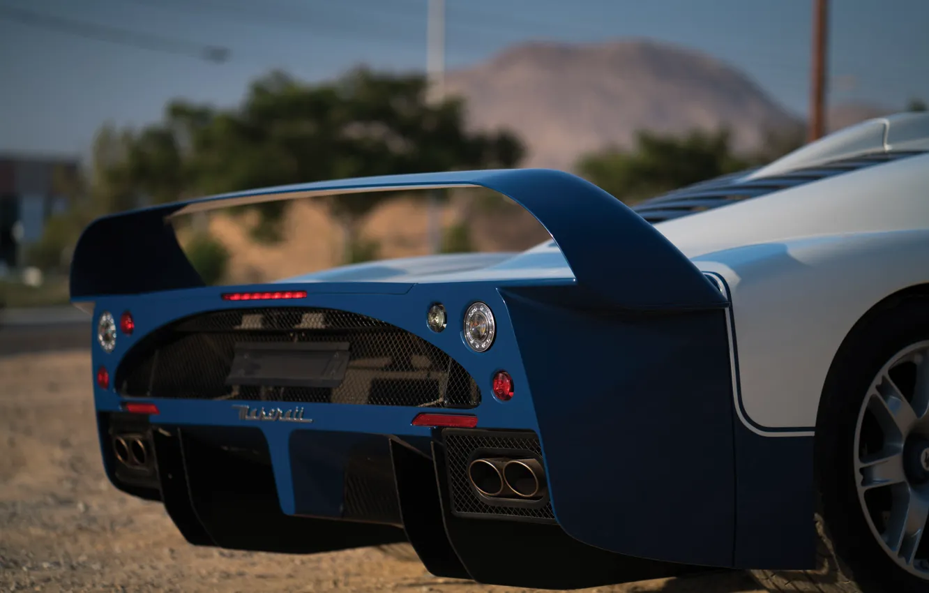 Photo wallpaper Maserati, close-up, MC12, Maserati MC12, rear view