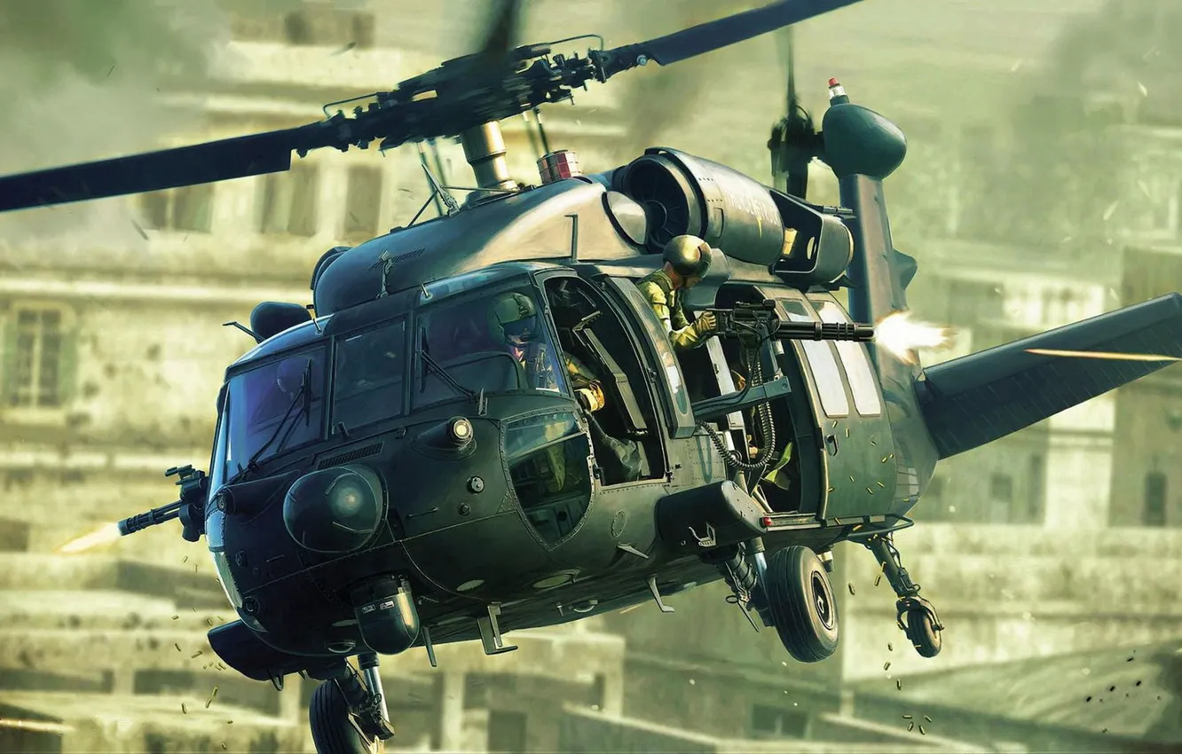 Photo wallpaper Sikorsky, Black Hawk, Black hawk, U.S. Army, American multi-purpose helicopter, US army, army an option …