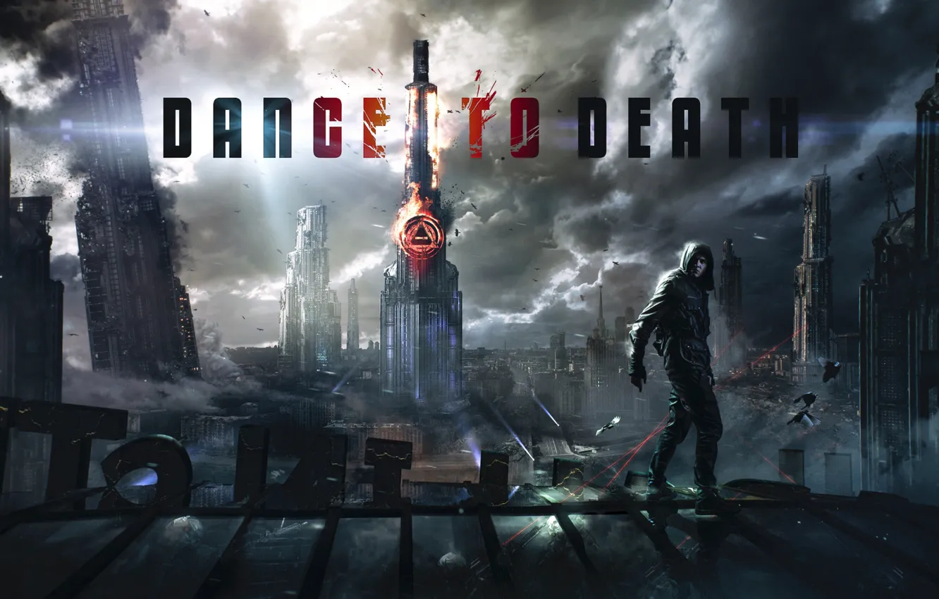 Photo wallpaper roof, building, destruction, poster, Dance to Death