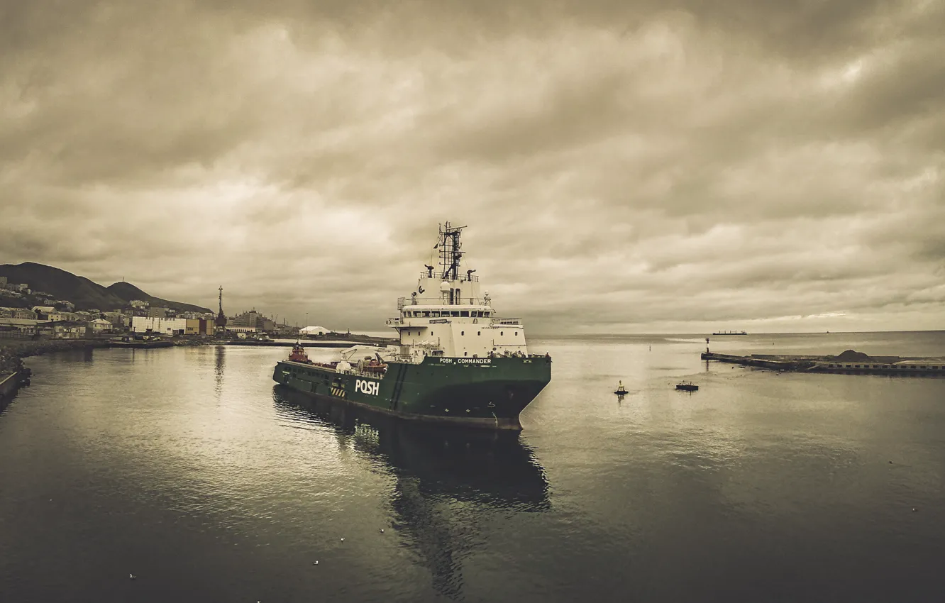 Photo wallpaper The ship, ship, Vessel, posh, Sailor, oilandgas, supplyvessel, offshorevessel