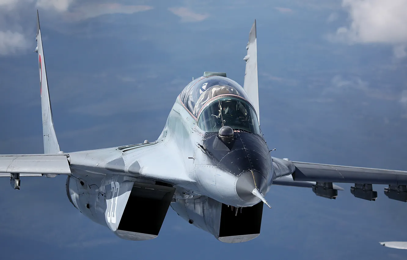 Photo wallpaper fighter, cabin, multipurpose, MiG-29, The MiG-29
