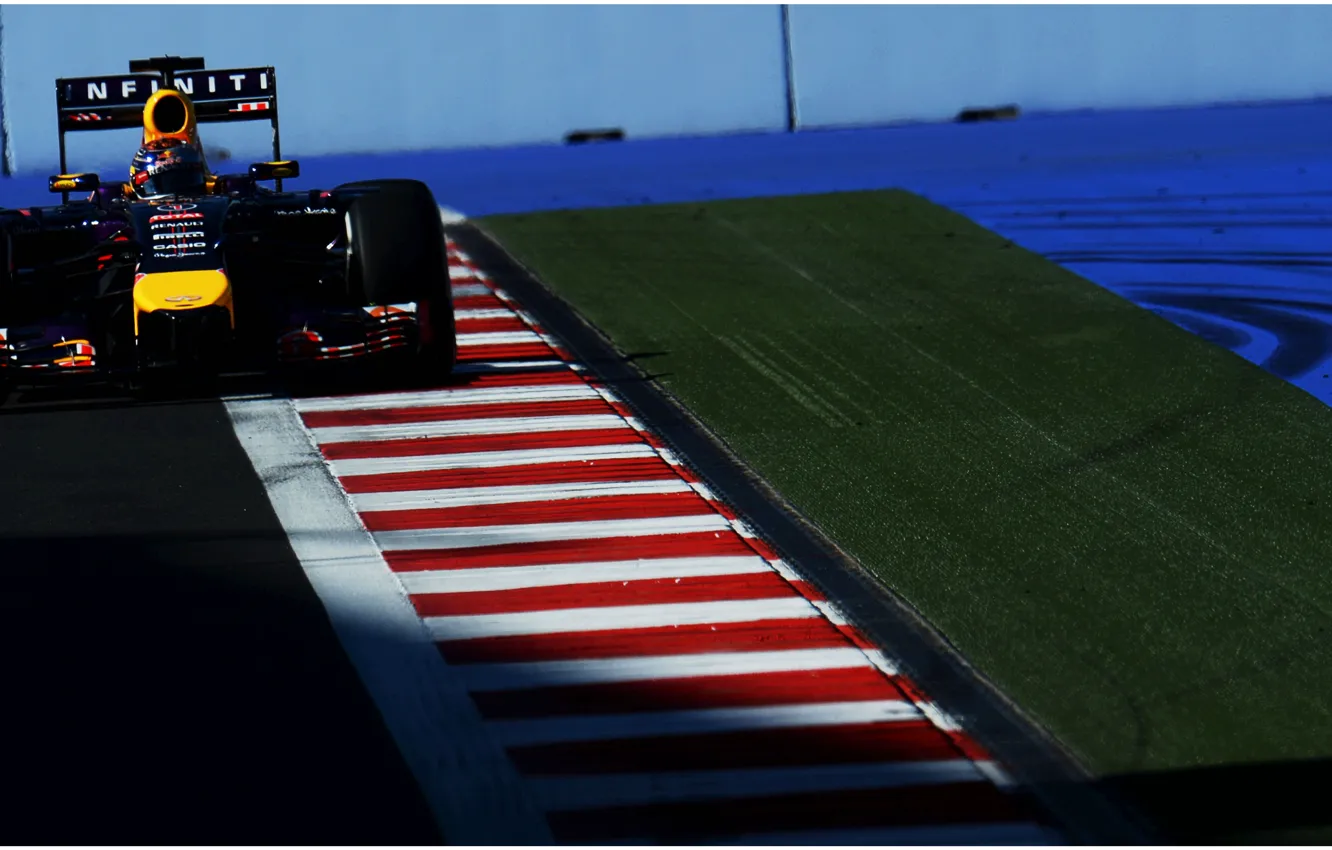 Photo wallpaper Russia, Formula 1, racer, champion, Sebastian Vettel, Sochi