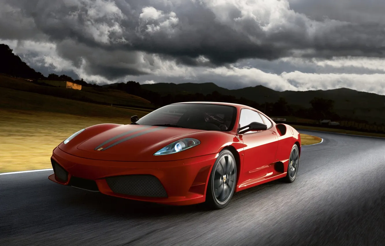 Photo wallpaper red, F430, Ferrari, Ferrari, Scuderia