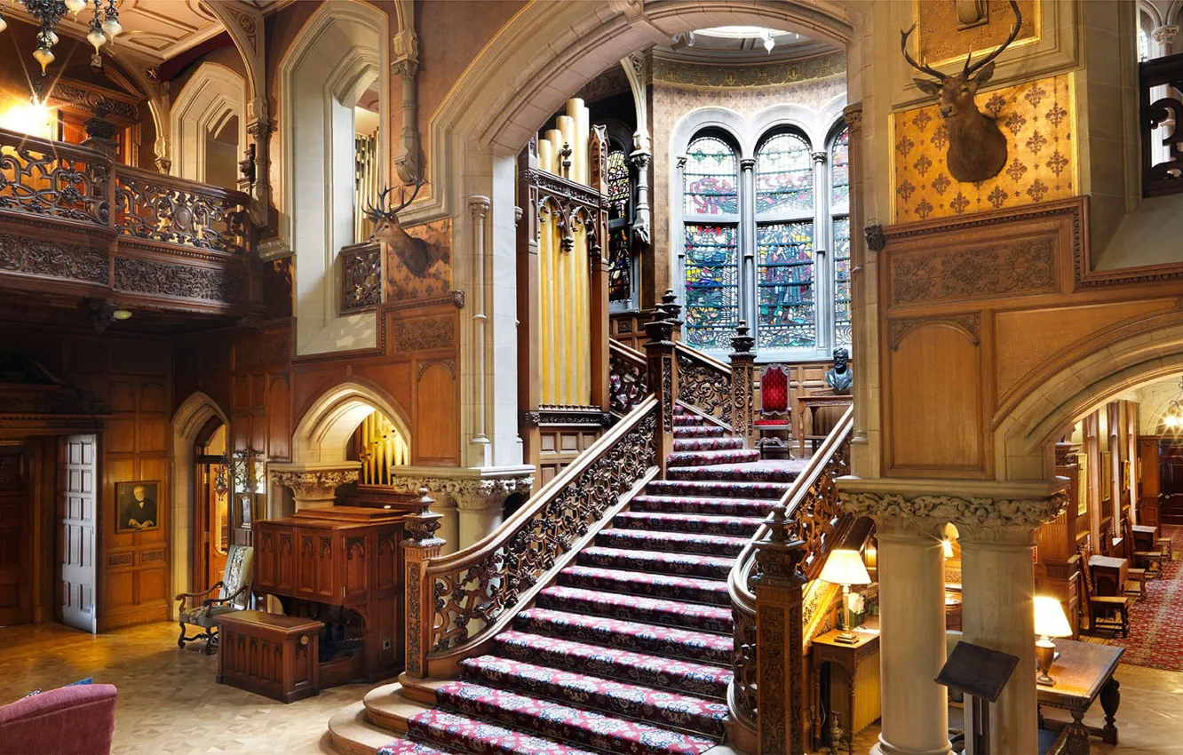 Photo wallpaper Scotland, Carnegie Club, Skibo Castle