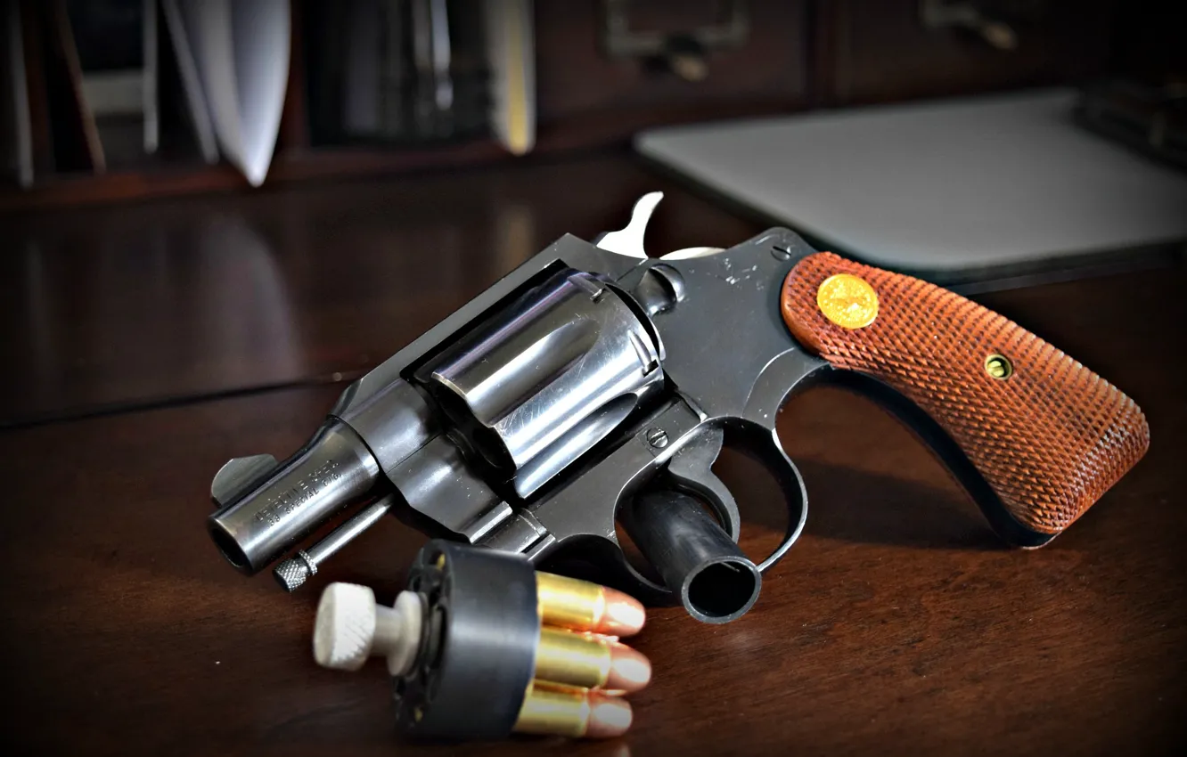 Photo wallpaper weapons, cartridges, Colt, Detective Special