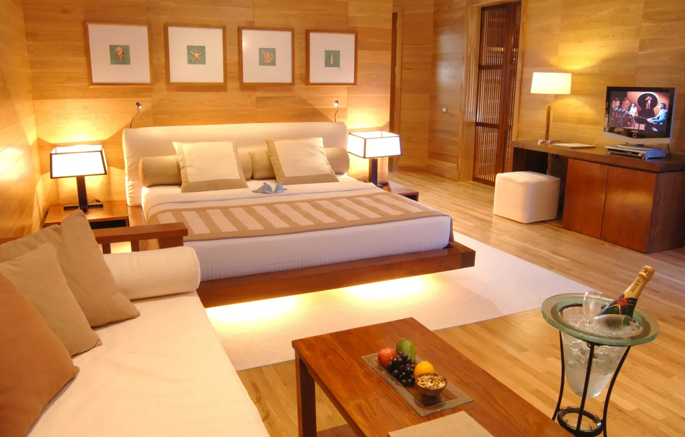 Photo wallpaper design, style, room, interior, bedroom