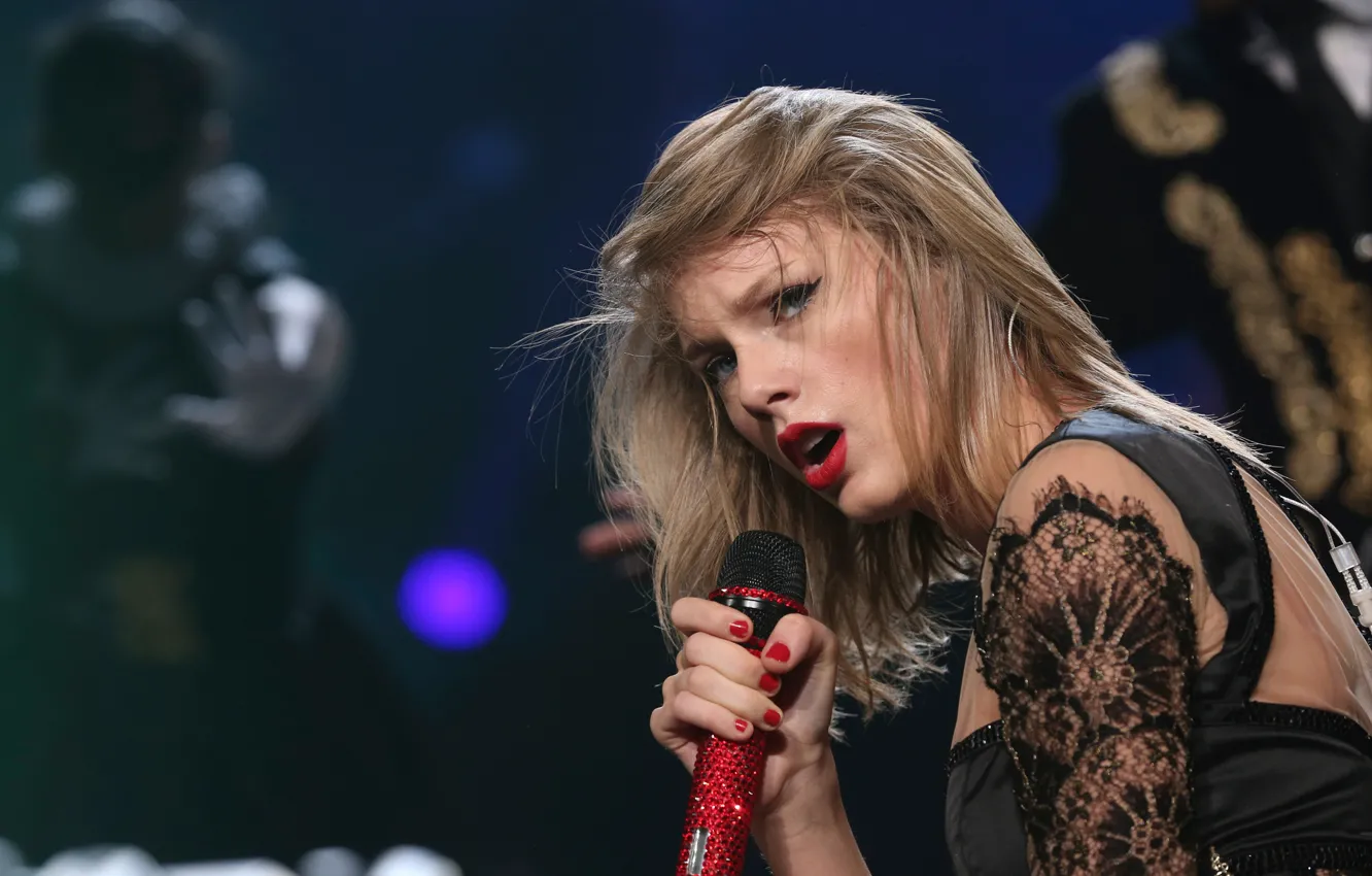 Photo wallpaper microphone, Tokyo, Taylor Swift, Taylor Swift, RED Tour