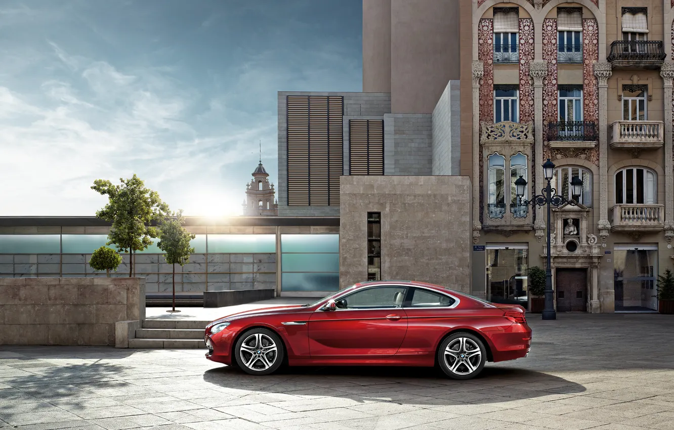 Photo wallpaper vermillion, Cuope, BMW6series