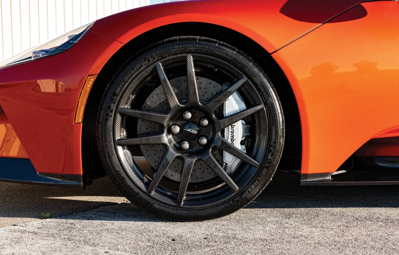 Photo wallpaper Ford, wheel, supercar, Ford GT, 2017, H063, Beryllium Orange