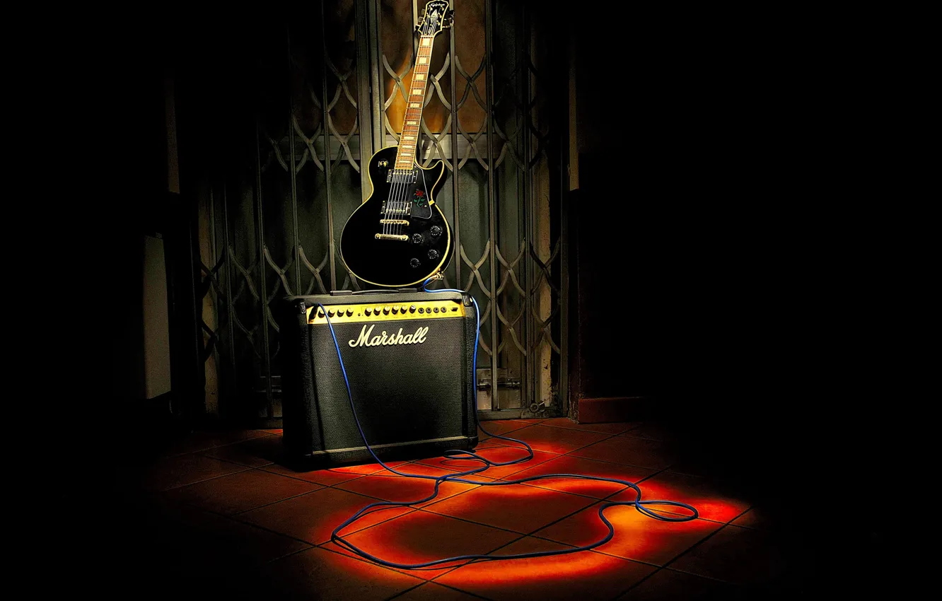 Photo wallpaper music, background, guitar