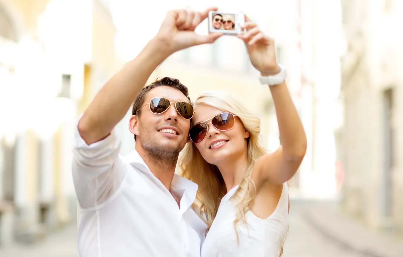 Photo wallpaper love, joy, happiness, pair, couple, romance, Happy