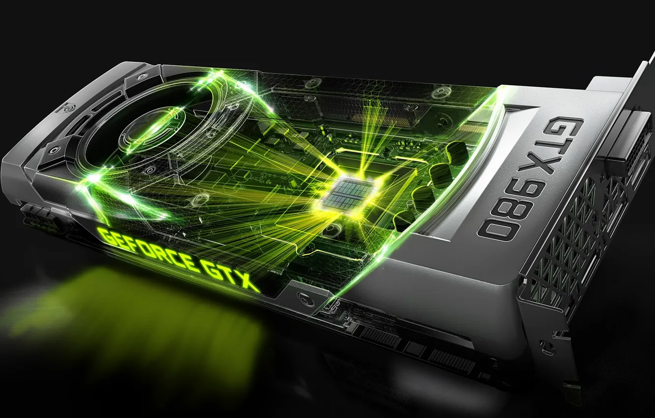 Photo wallpaper GTX, Nvidia, GeForce, video card, 980
