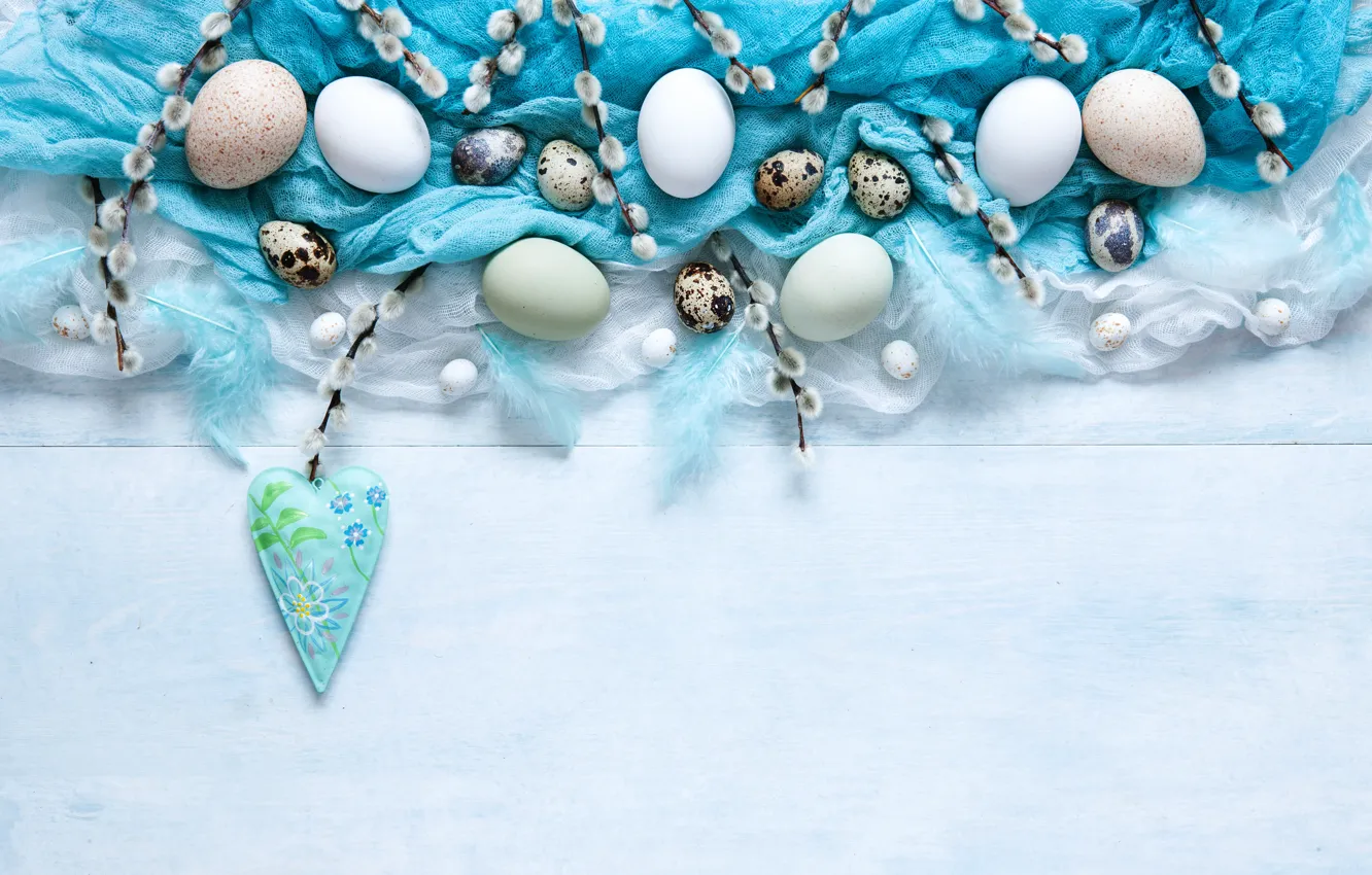 Photo wallpaper holiday, eggs, Easter, fabric, Verba