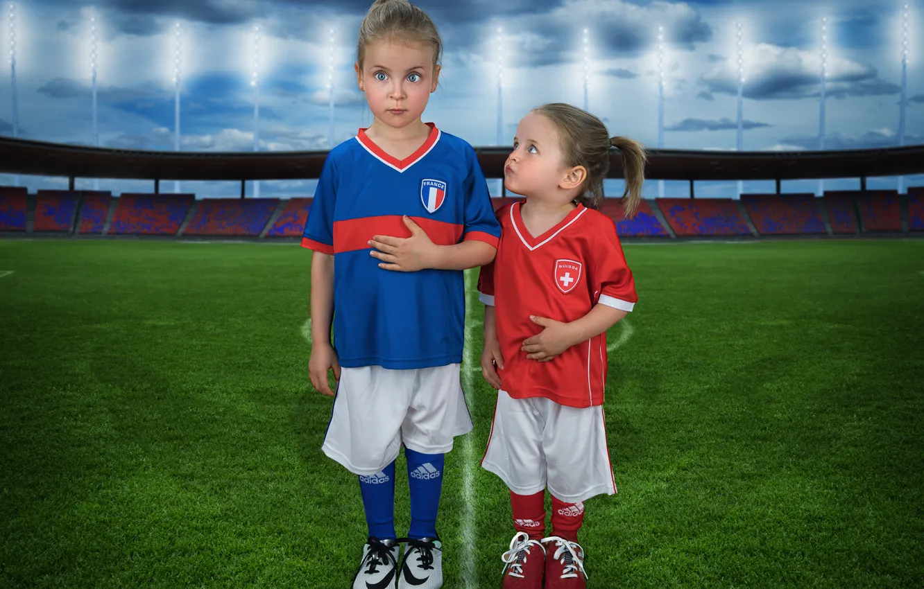 Photo wallpaper humor, girl, form, the player