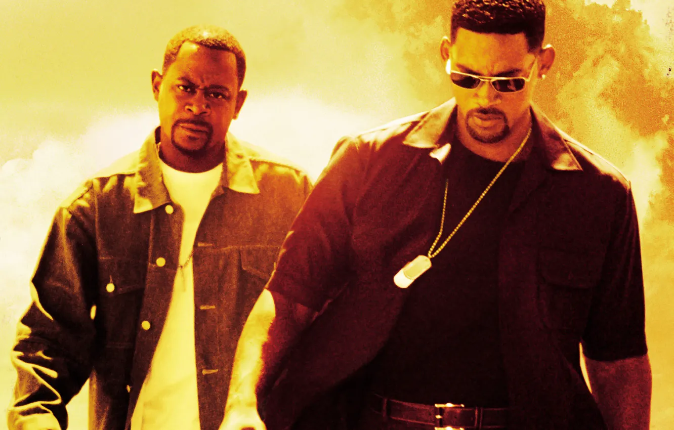 Photo wallpaper police, glasses, badge, actors, cops, Will Smith, Will Smith, Martin Lawrence