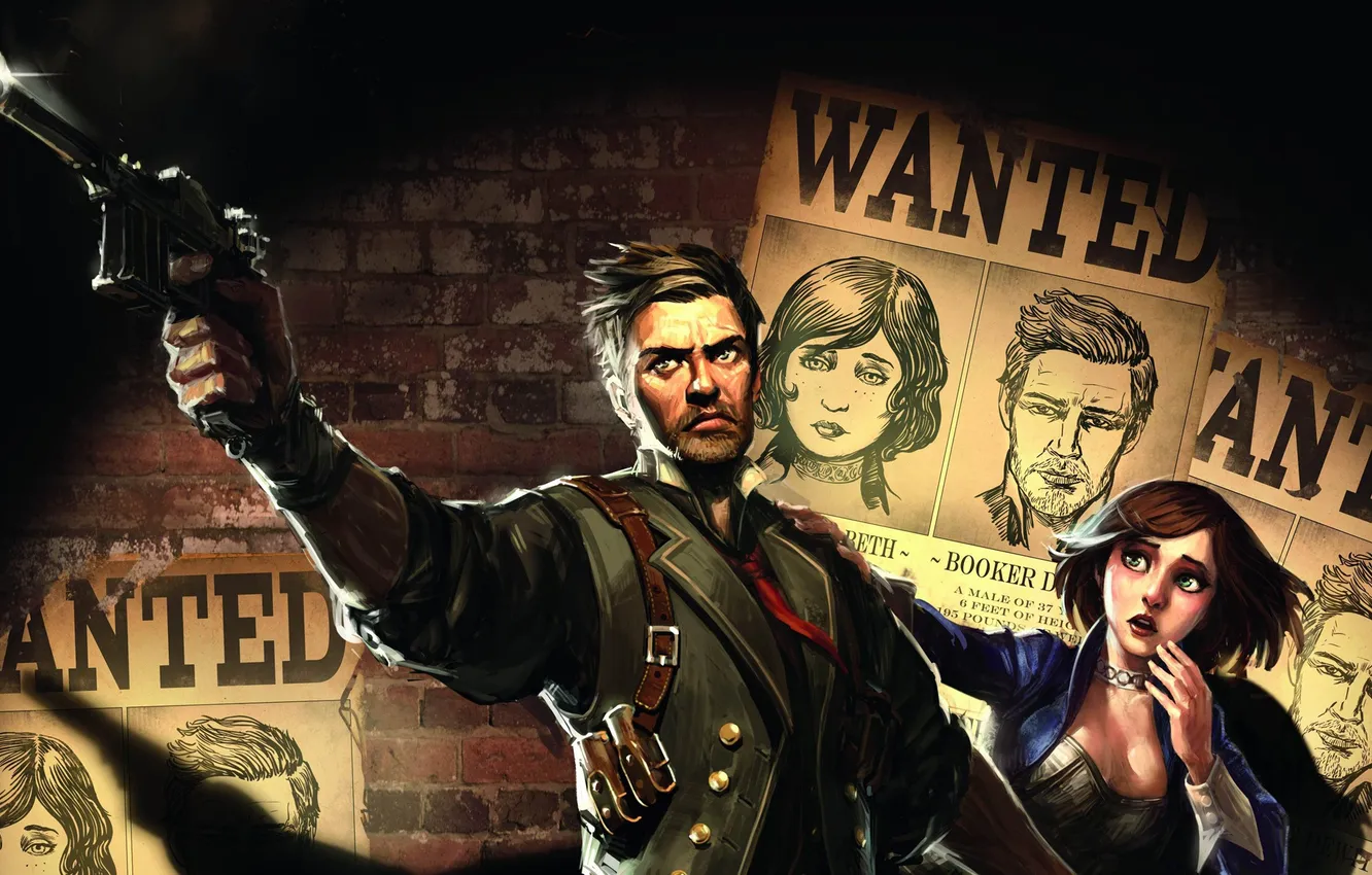 Photo wallpaper girl, bioshock, BioShock Infinite