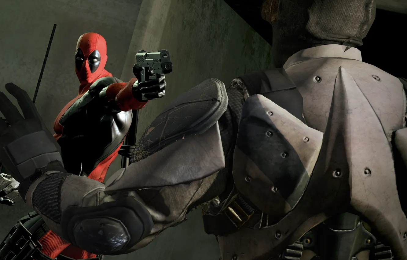 Photo wallpaper Deadpool, Marvel, Deadpool