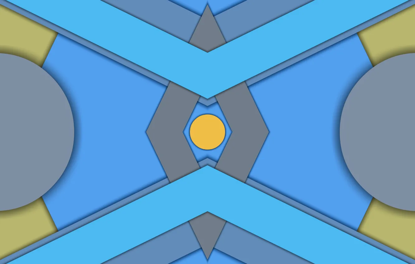 Photo wallpaper circles, figure, triangle, diamonds, layer
