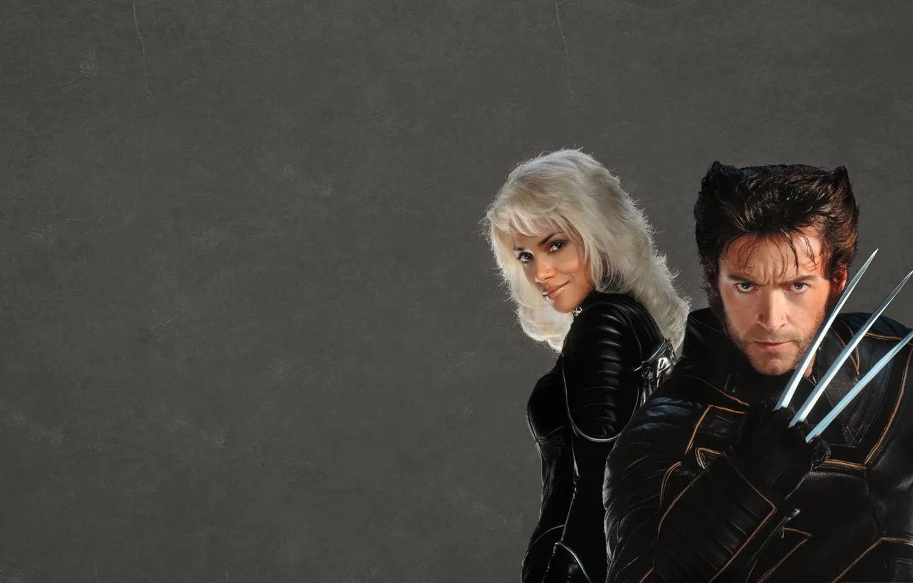 Photo wallpaper the storm, Wolverine, Logan, Halle Berry, storm, x-men, Wolverine, X-Men