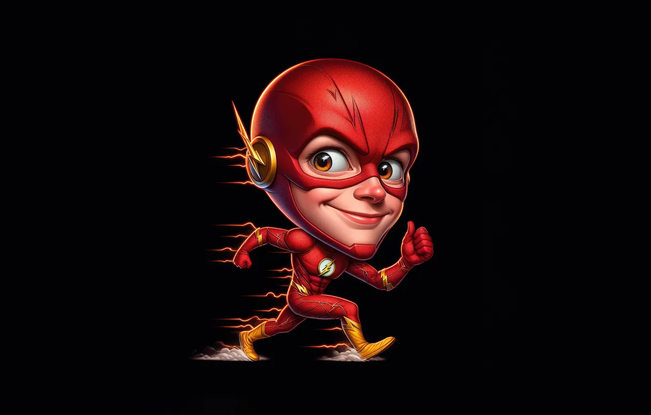 Photo wallpaper the flash, sprint, speedster