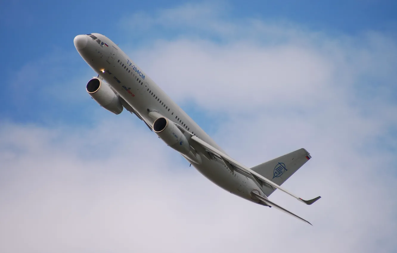 Photo wallpaper flight, the show, Tupolev, Tu-204SM