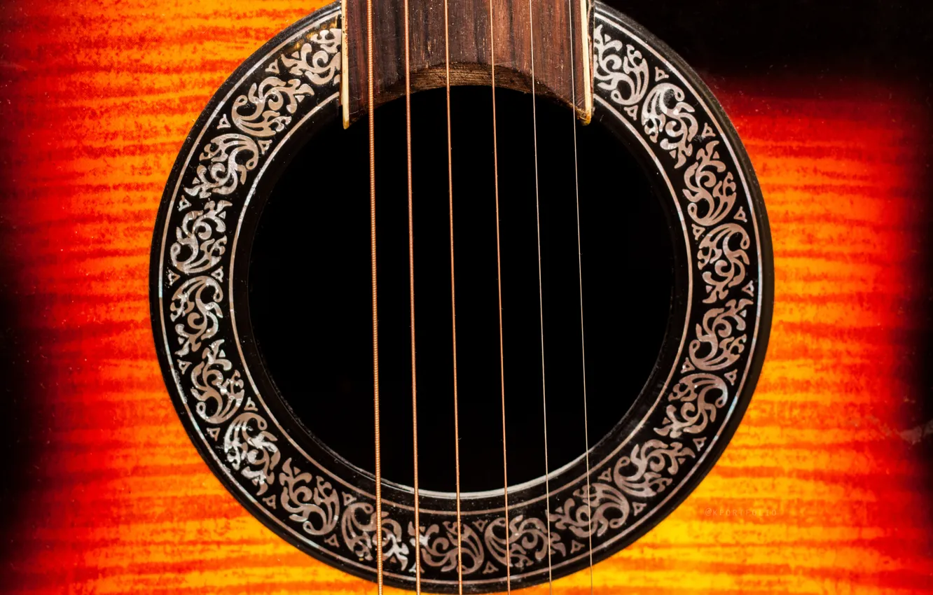 Photo wallpaper music, guitar, strings, insta:kportfolio