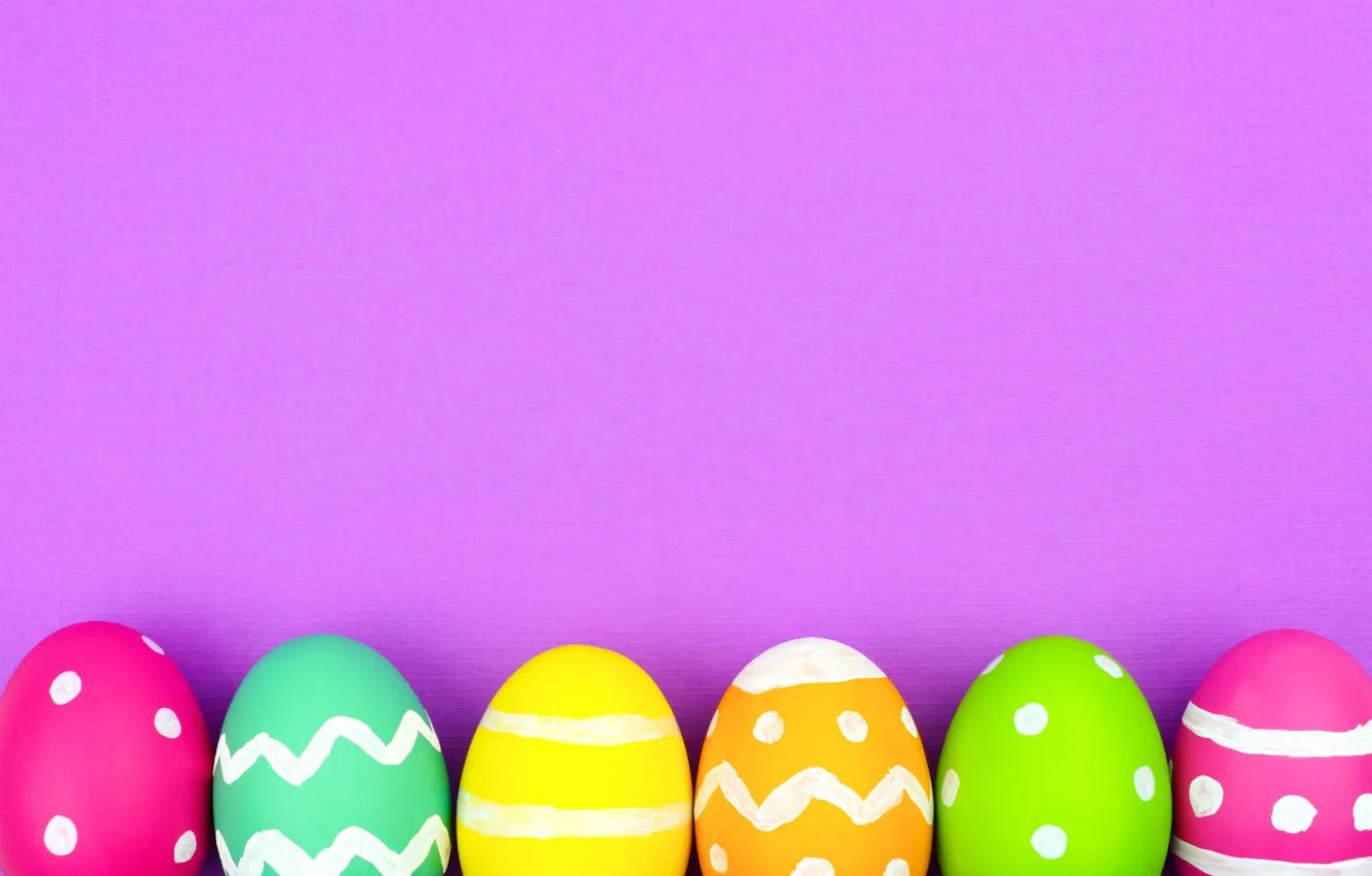 Photo wallpaper colorful, Easter, background, spring, eggs, happy easter, Easter eggs