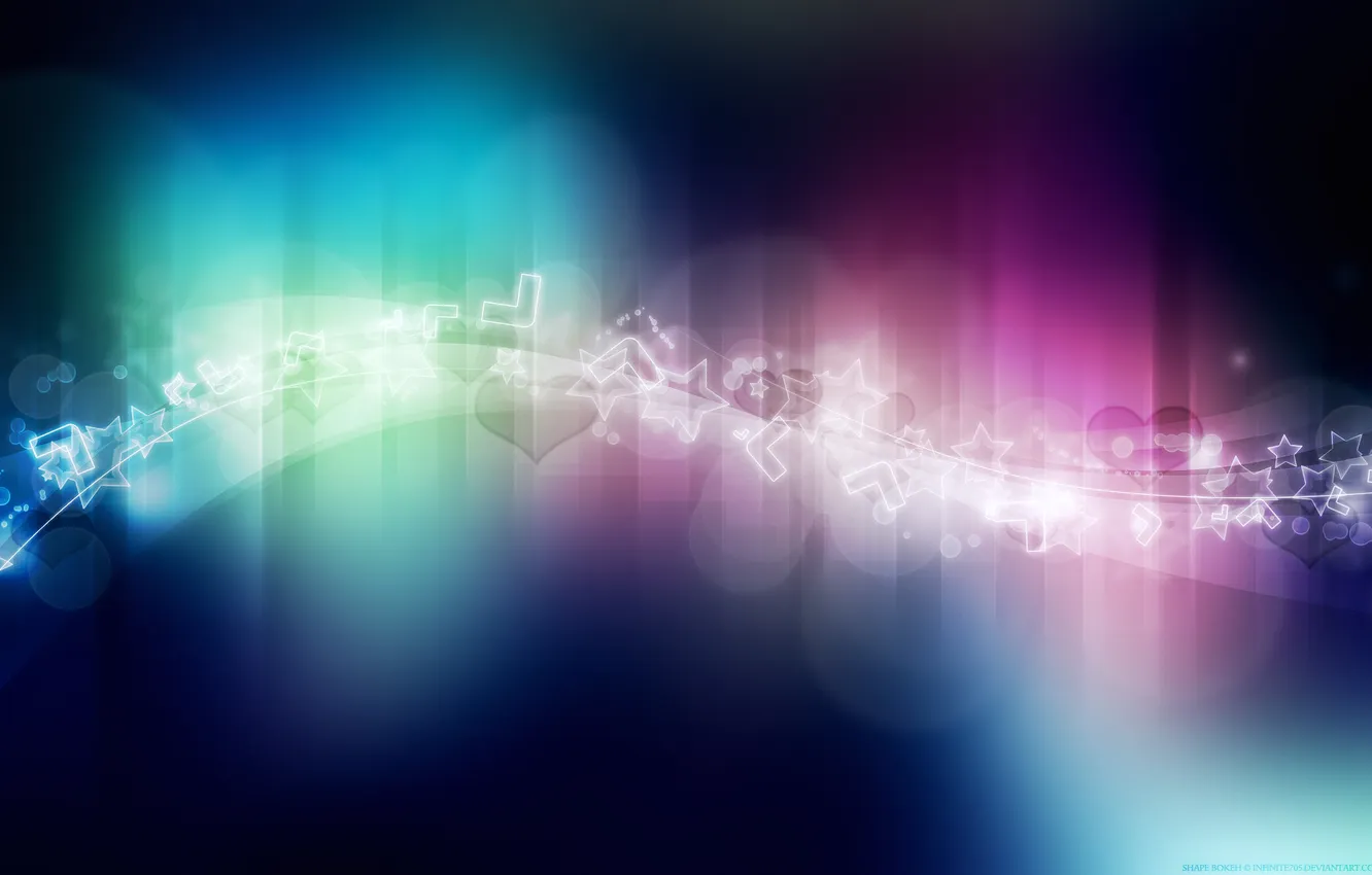 Photo wallpaper stars, line, form