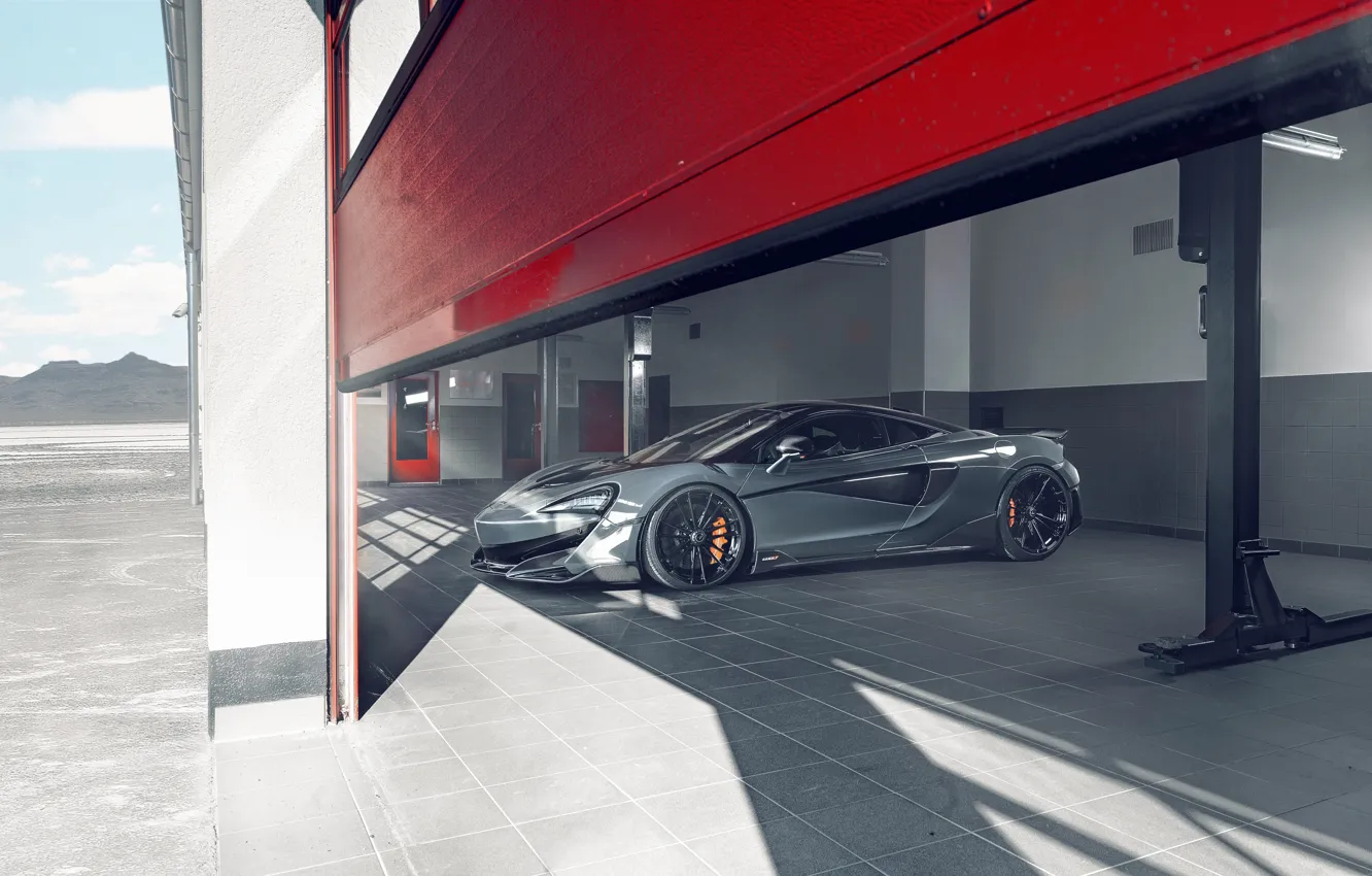 Photo wallpaper McLaren, sports car, drives, Novitec, 600LT