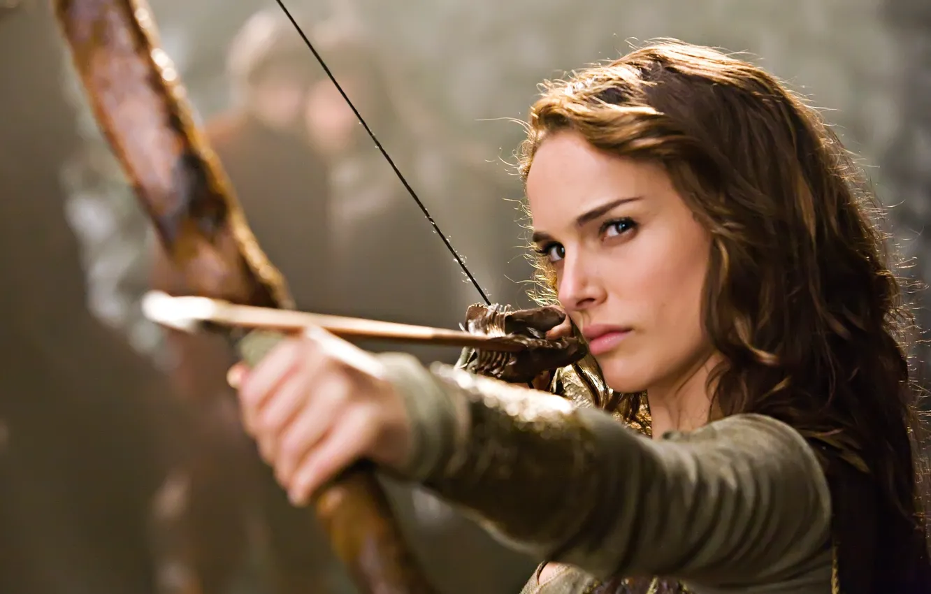 Photo wallpaper the film, actress, bow, Natalie Portman, Isabel Your Highness, brave pepper