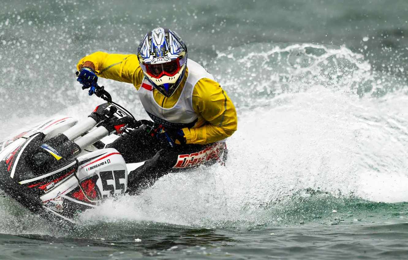 Photo wallpaper race, boat, speed