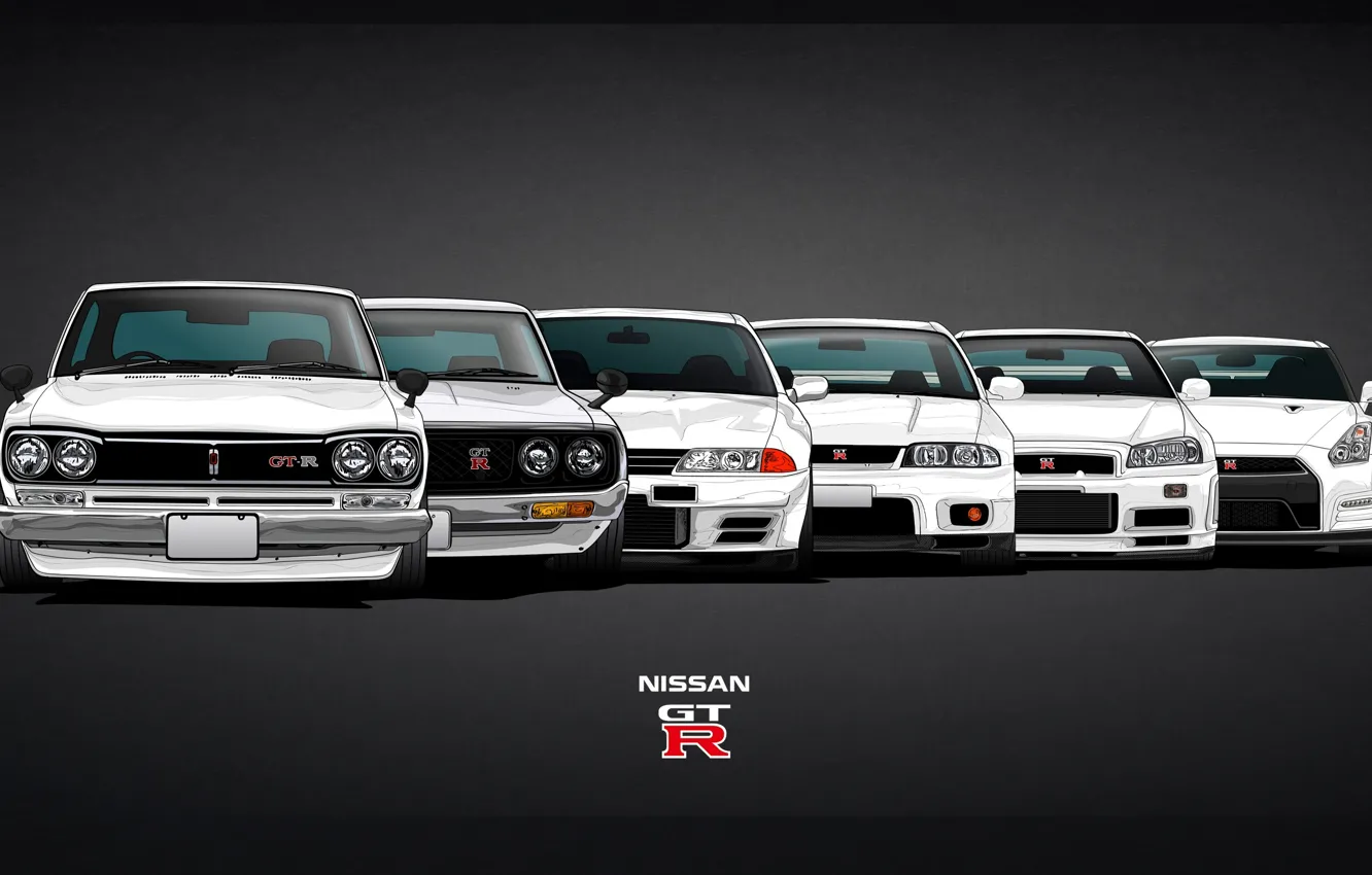 Photo wallpaper Machine, Nissan, GTR, Nissan, GT-R, Car, Evolution, 2000