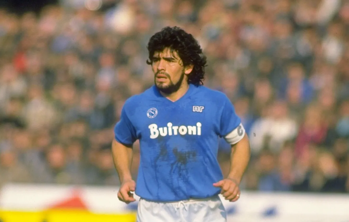 Photo wallpaper captain, Napoli, Azzurri, Diego Armando Maradona, Buitoni