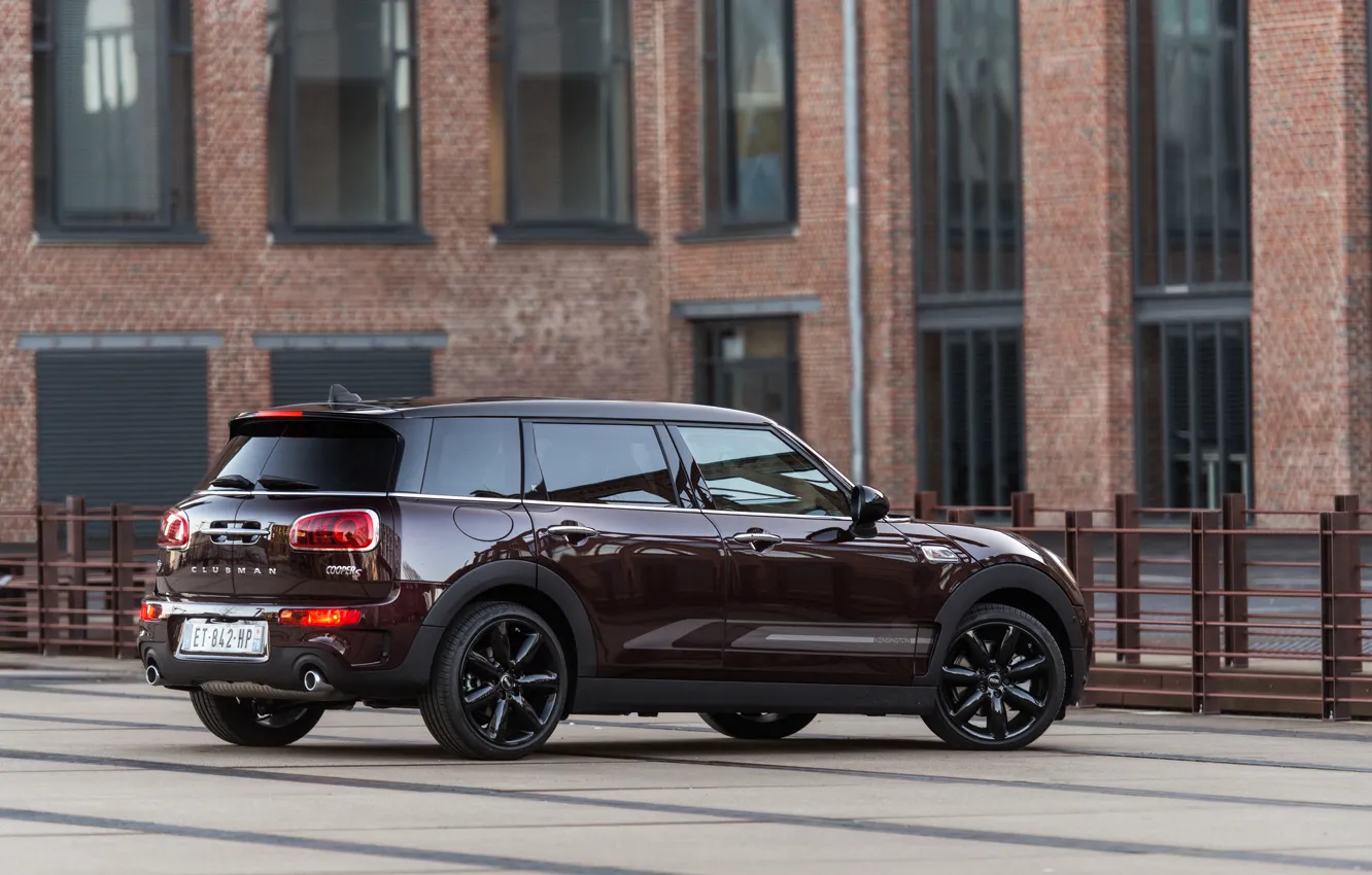 Photo wallpaper Mini, rear view, 2018, Cooper S, Clubman